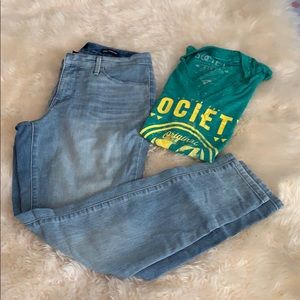 Sz 8 Nine West Gramercy Skinny Ankle Jean